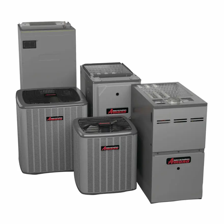 Amana high-efficiency air conditioning systems installed by United A/C